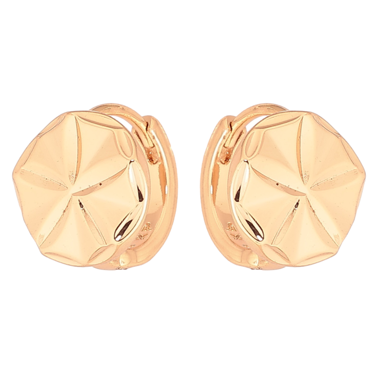 Серьги Xuping Позолота 18K колечки Декоративный узор фото №16