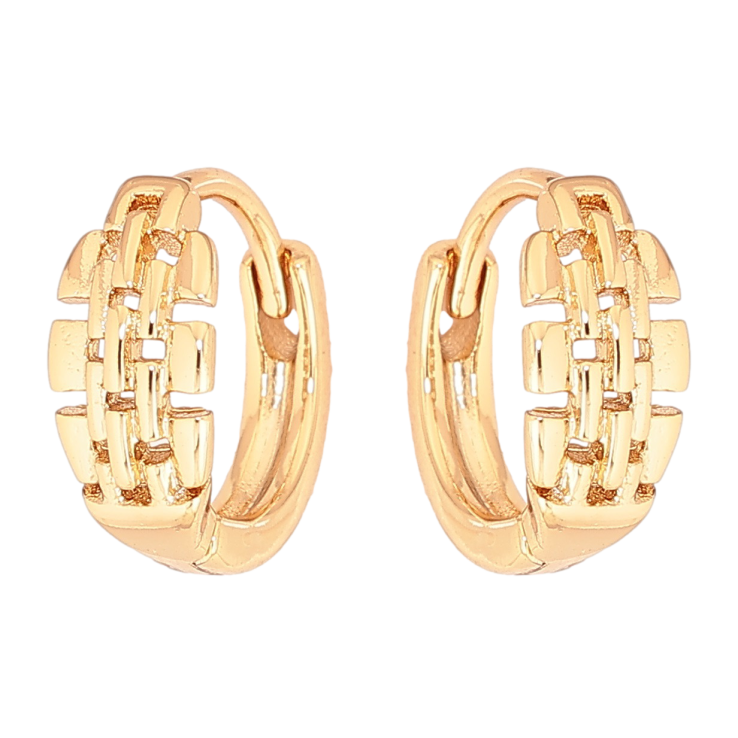 Серьги Xuping Позолота 18K колечки Декоративный узор фото №19