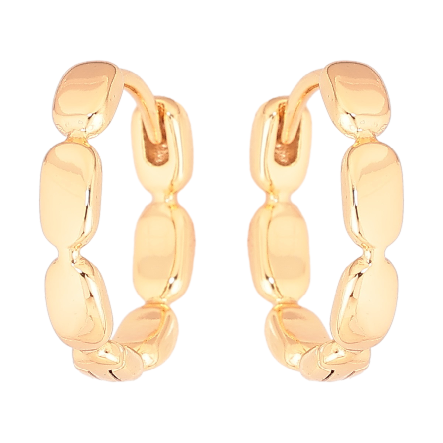 Серьги Xuping Позолота 18K колечки Декоративный узор фото №1