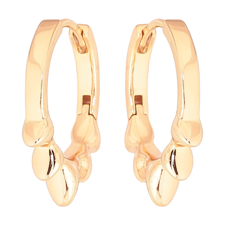 Серьги Xuping Позолота 18K колечки Декоративный узор фото №21