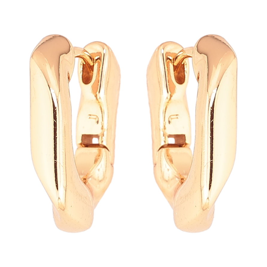 Серьги Xuping Позолота 18K колечки Фигурные фото №1