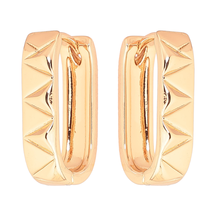 Серьги Xuping Позолота 18K колечки Декоративный узор фото №15