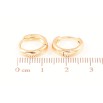 Серьги Xuping Позолота 18K колечки Классика ø 14мм фото №2