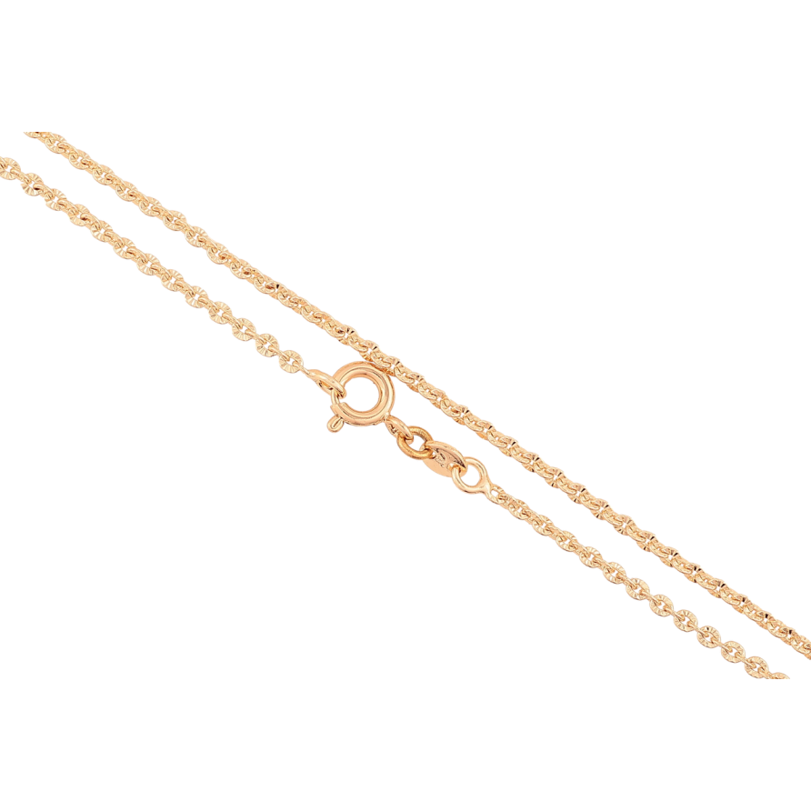 Ланцюжок Xuping M&L Колір 18К «Плетіння Якірне з візерунком довжина 44см х 1.5мм фото №1