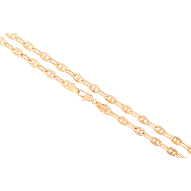 Ланцюжок Xuping M&L Колір 18К «Плетіння Фантазійне довжина 45см х 6мм фото №3