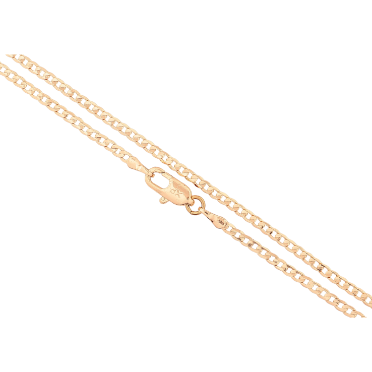Цепочка Xuping M&L Цвет 18К Плетение Панцирное длина 44см х 2мм фото №9