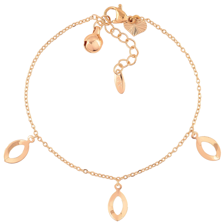 Браслет Xuping M&L Колір 18K «Ланцюжок з підвісками довжина з доп.ланцюжком 17.5-20см х 1мм фото №1