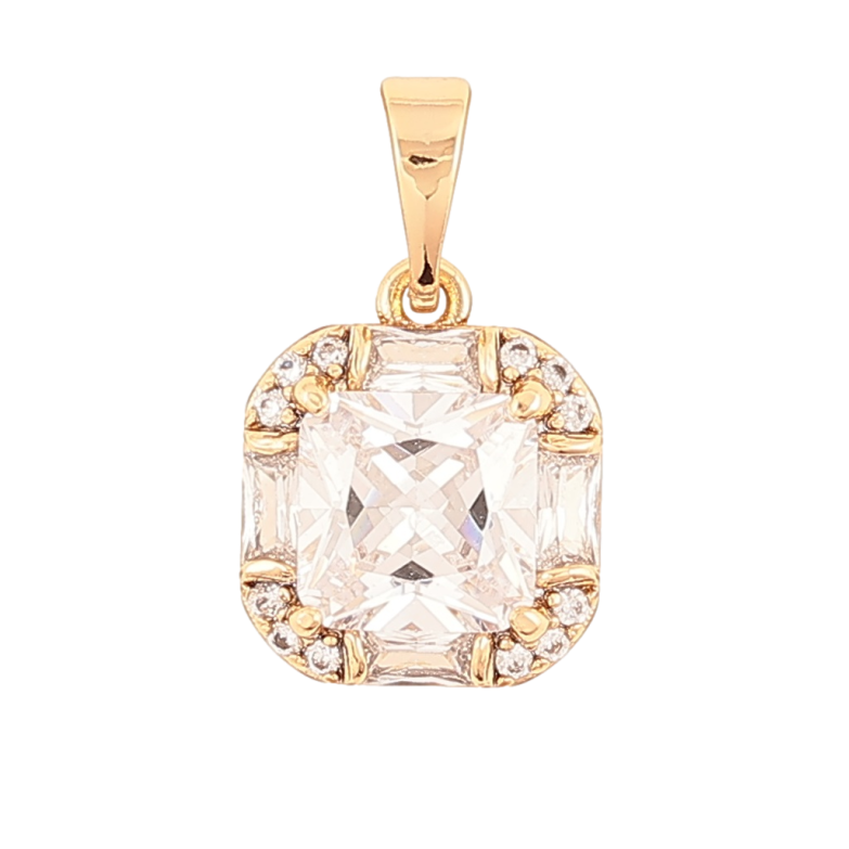 Кулон Xuping Позолота 18K Кришталевий блиск для ланцюжка до 5мм фото №1 Кулон Xuping Позолота 18K Кришталевий блиск для ланцюжка до 5мм фото №1