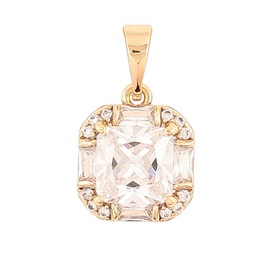 Кулон Xuping Позолота 18K Кришталевий блиск для ланцюжка до 5мм фото №1 Кулон Xuping Позолота 18K Кришталевий блиск для ланцюжка до 5мм фото №1