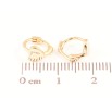 Серьги Xuping Позолота 18K колечки Сердечки фото №2 Серьги Xuping Позолота 18K колечки Сердечки фото №2