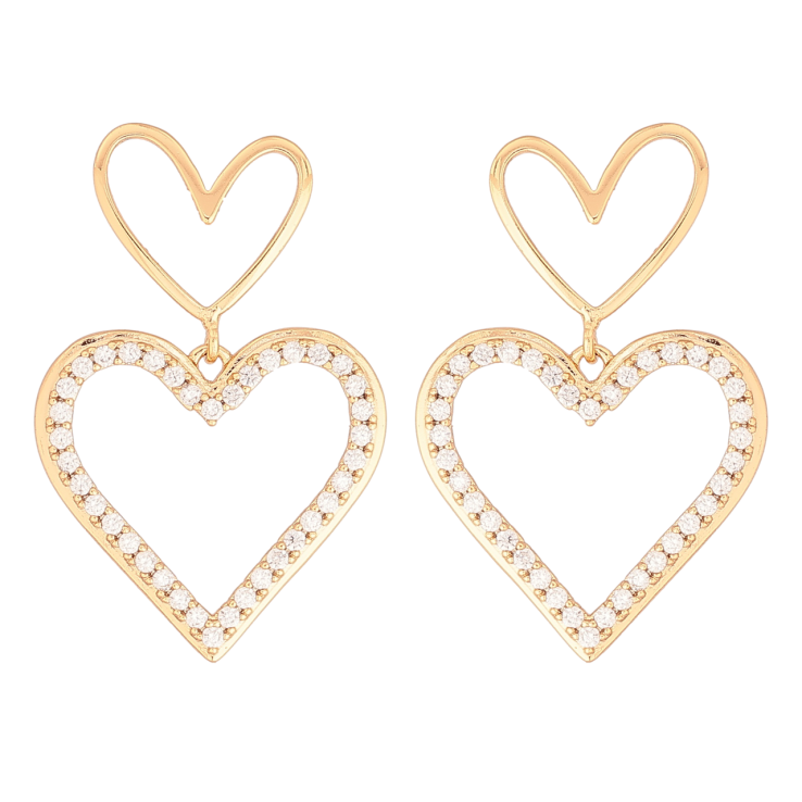 Сережки Xuping Позолота 18K пусети «Сердечка» фото №14 Сережки Xuping Позолота 18K пусети «Сердечка» фото №14