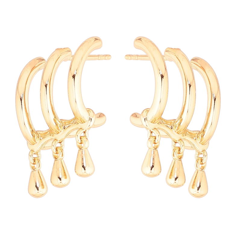 Сережки Xuping Позолота 18K пусети «Декоративні підвіски» фото №1 Сережки Xuping Позолота 18K пусети «Декоративні підвіски» фото №1