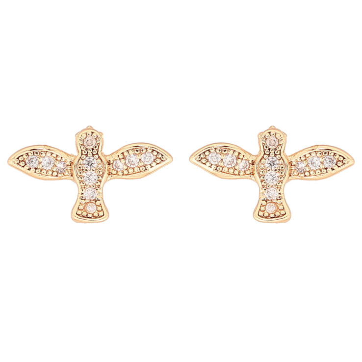 Сережки Xuping Позолота 18K пусети «Пташки» фото №15 Сережки Xuping Позолота 18K пусети «Пташки» фото №15