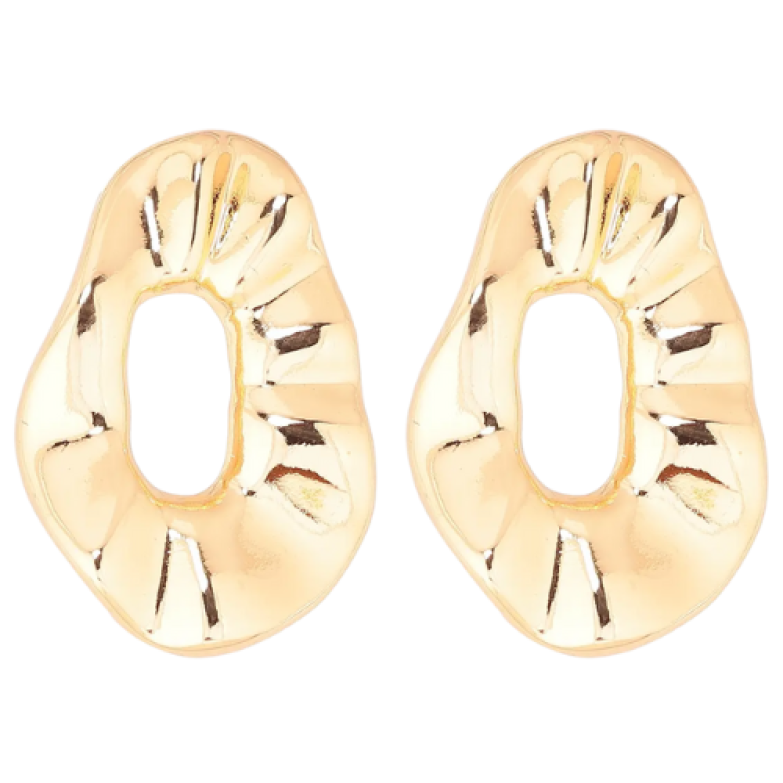 Сережки Xuping Позолота 18K пусети Декоративні овали фото №1