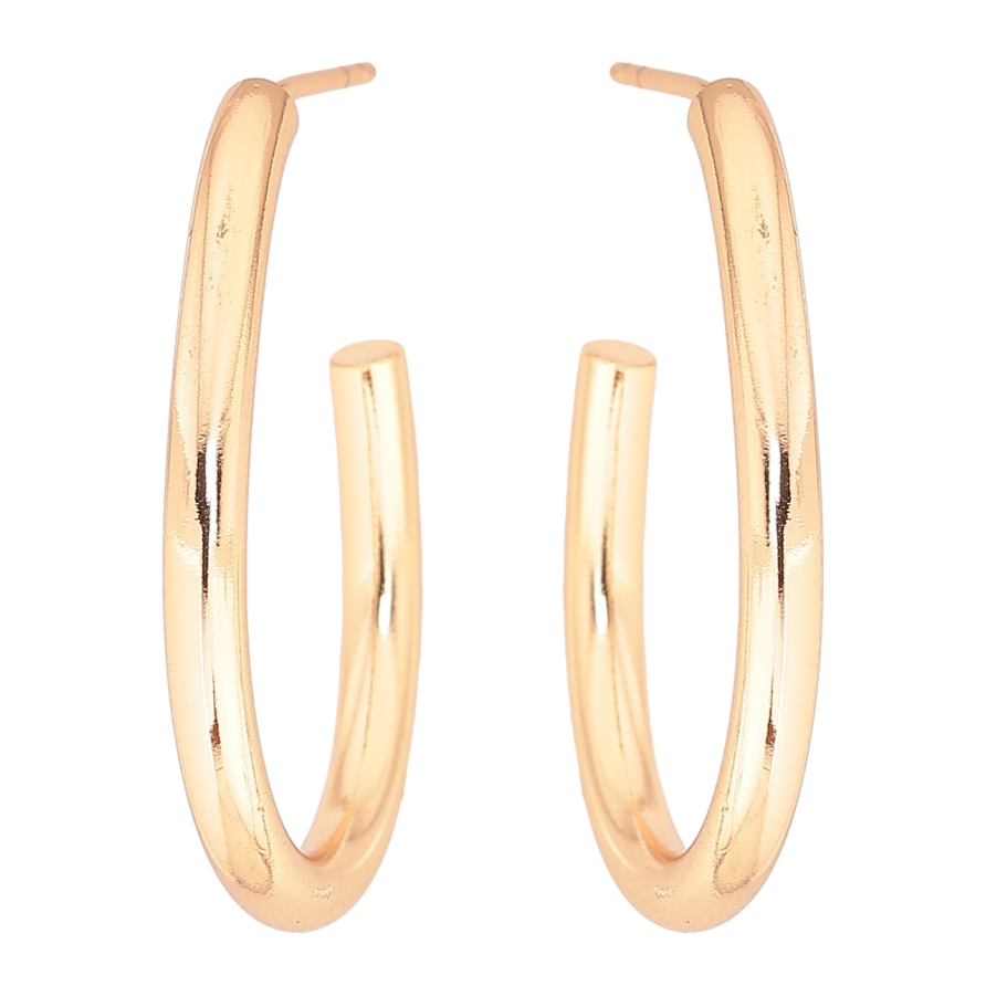 Сережки Xuping Позолота 18K пусети «Дуги» фото №1 Сережки Xuping Позолота 18K пусети «Дуги» фото №1