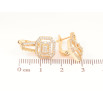 Серьги Xuping Позолота 18K английский замок Инкрустация цирконием фото №2 Серьги Xuping Позолота 18K английский замок Инкрустация цирконием фото №2