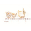 Серьги Xuping Позолота 18K английский замок Узор с цирконием фото №2 Серьги Xuping Позолота 18K английский замок Узор с цирконием фото №2