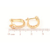 Серьги Xuping Позолота 18K английский замок Дорожки циркония фото №2
