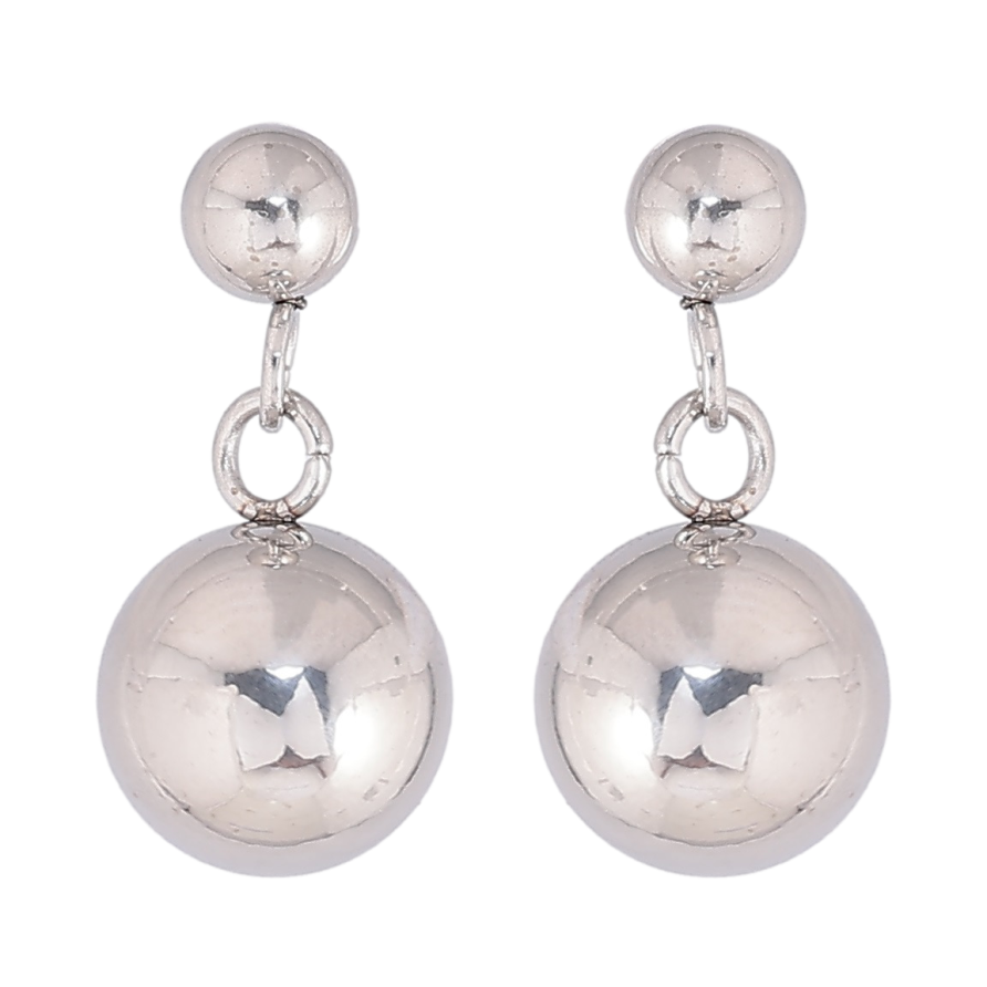 Сережки Xuping TTM Stainless Steel колір Родій пусети «Підвіски з кульок» фото №1 Сережки Xuping TTM Stainless Steel колір Родій пусети «Підвіски з кульок» фото №1