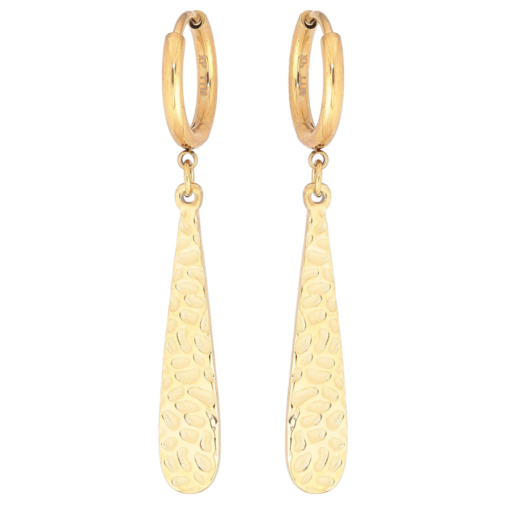 Серьги Xuping TTM Stainless Steel цвет 14К подвески на колечках Декоративные подвески фото №15