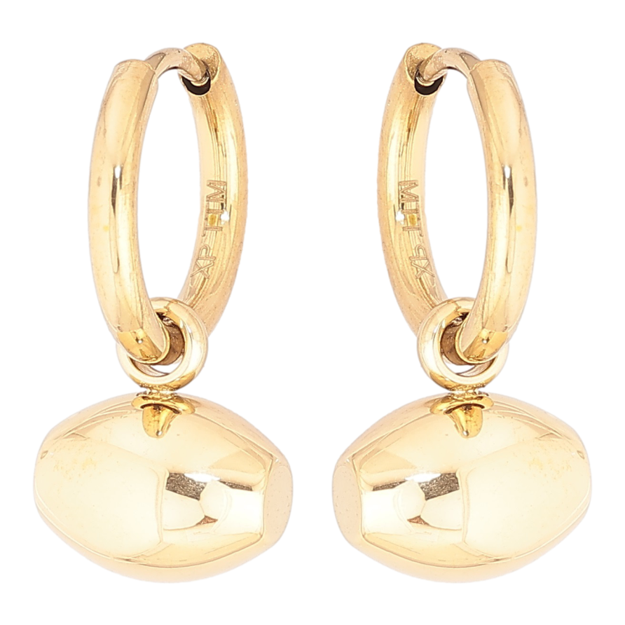 Серьги Xuping TTM Stainless Steel цвет 14К подвески на колечках Декоративные подвески 2 в 1 фото №1 Серьги Xuping TTM Stainless Steel цвет 14К подвески на колечках Декоративные подвески 2 в 1 фото №1