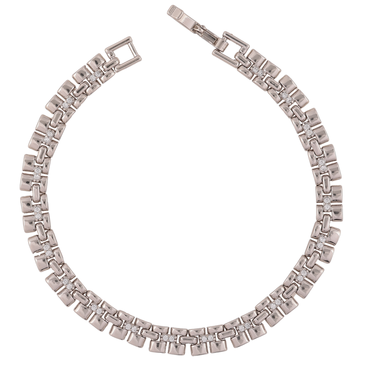 Браслет Xuping Родий Декоративный браслетный орнамент размер 19.5см х 6мм фото №21 Браслет Xuping Родий Декоративный браслетный орнамент размер 19.5см х 6мм фото №21