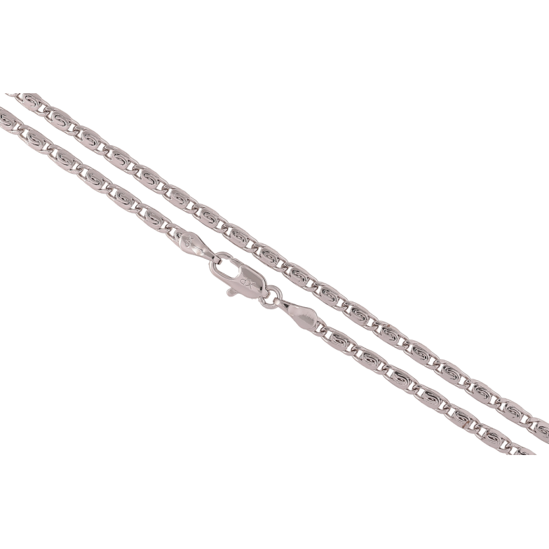 Цепочка Xuping Родий Плетение Улитка длина 59см х 3мм фото №1