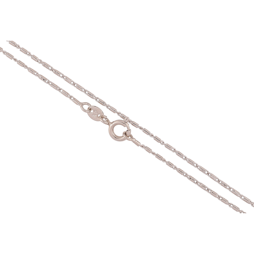 Ланцюжок Xuping Родій «Плетіння Равлик» довжина 60см х 1мм фото №1