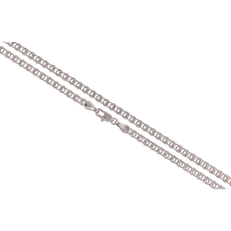 Цепочка Xuping Родий Плетение Узел длина 60см х 4мм фото №1