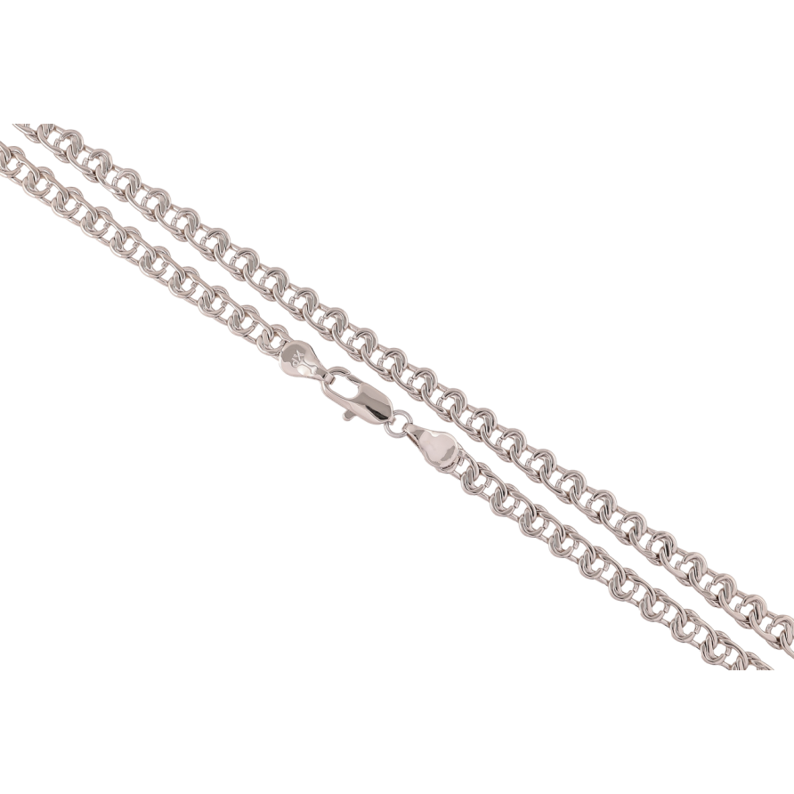 Цепочка Xuping Родий Плетение Узел длина 59см х 5мм фото №1 Цепочка Xuping Родий Плетение Узел длина 59см х 5мм фото №1
