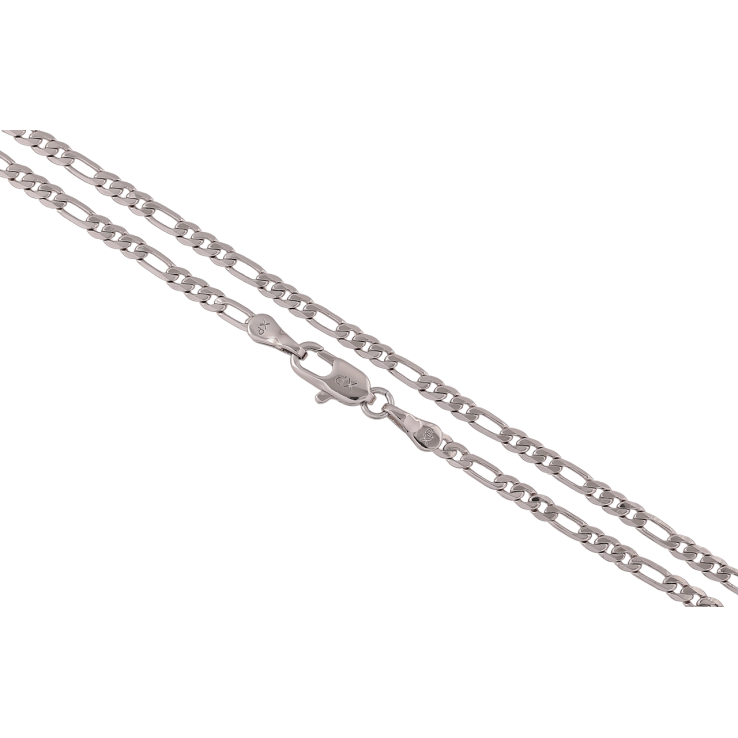 Цепочка Xuping Родий Плетение Фигаро длина 45см х 3мм фото №13 Цепочка Xuping Родий Плетение Фигаро длина 45см х 3мм фото №13