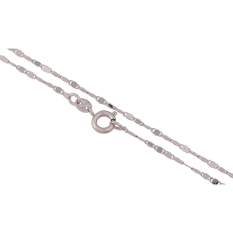 Ланцюжок Xuping Родій «Плетіння Морський ланцюг» довжина 59см х 2мм фото №1
