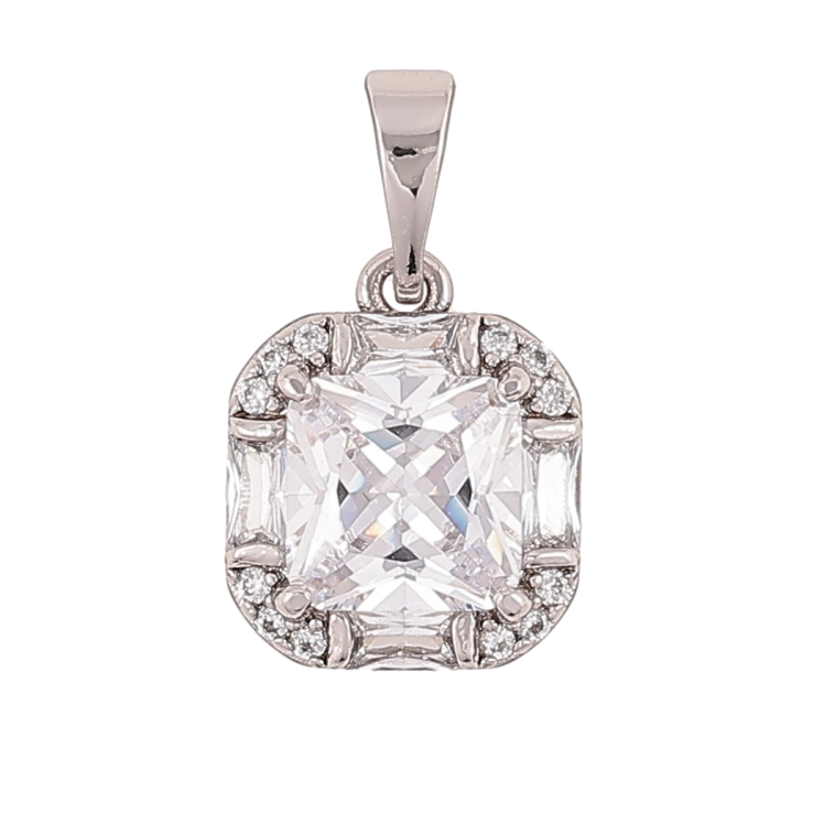 Кулон Xuping Родій «Кришталевий блиск» для ланцюжка до 5мм фото №21 Кулон Xuping Родій «Кришталевий блиск» для ланцюжка до 5мм фото №21