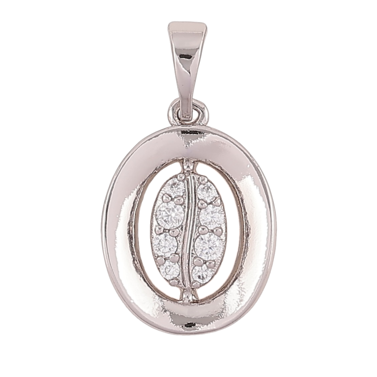 Кулон Xuping Родій «Овал з цирконієм» для ланцюжка до 5мм фото №13 Кулон Xuping Родій «Овал з цирконієм» для ланцюжка до 5мм фото №13