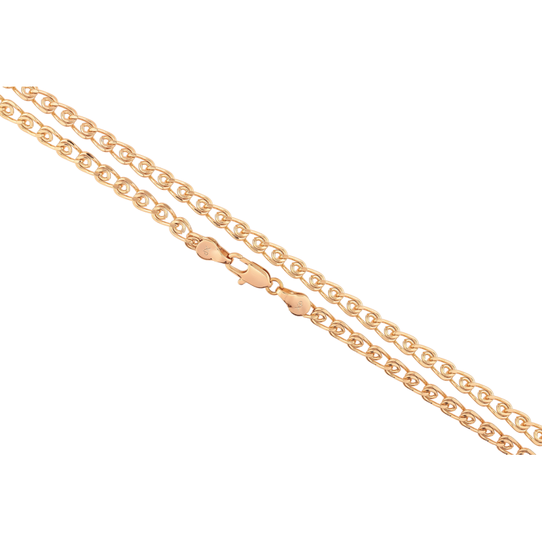 Ланцюжок Xuping Позолота 18K «Плетіння Лав» довжина 50см х 5мм фото №1 Ланцюжок Xuping Позолота 18K «Плетіння Лав» довжина 50см х 5мм фото №1