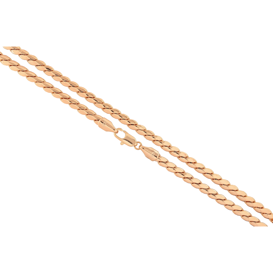 Цепочка Xuping Позолота 18K Плетение Серпантин длинна 51см х 4мм фото №1 Цепочка Xuping Позолота 18K Плетение Серпантин длинна 51см х 4мм фото №1