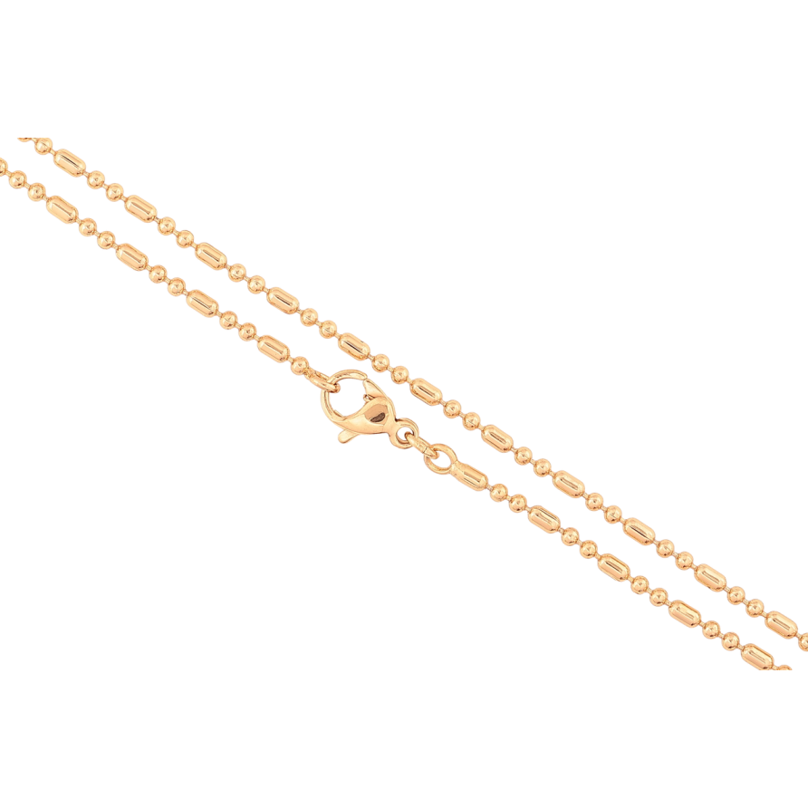 Ланцюжок Xuping Позолота 18K «Плетіння Перлина» довжина 44см х 1.5мм фото №1