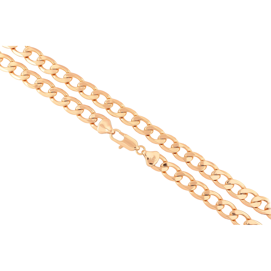 Цепочка Xuping Позолота 18K Плетение Панцирное длинна 49см х 8мм фото №1