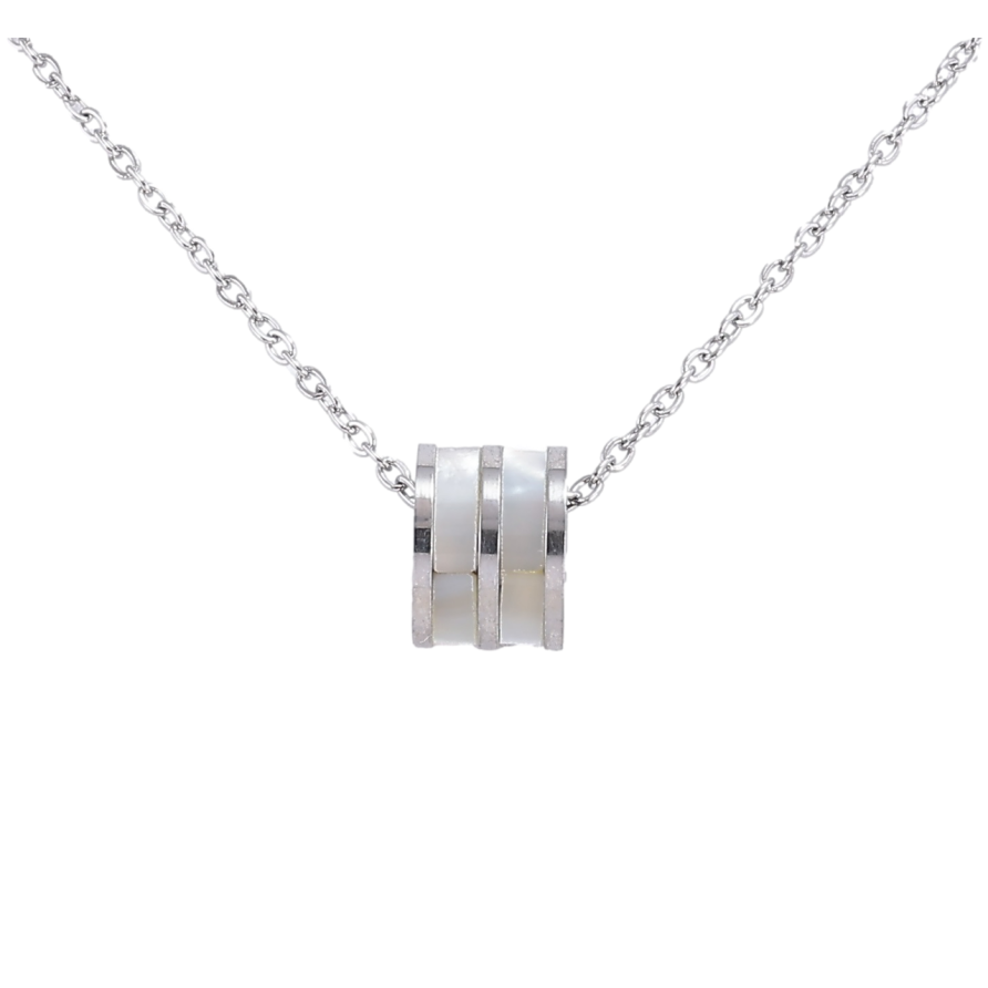 Кулон на цепочке Xuping ТТМ Stainless Steel цвет Родий Бусина с перламутровой вставкой длина 46-51см х 1мм фото №1 Кулон на цепочке Xuping ТТМ Stainless Steel цвет Родий Бусина с перламутровой вставкой длина 46-51см х 1мм фото №1