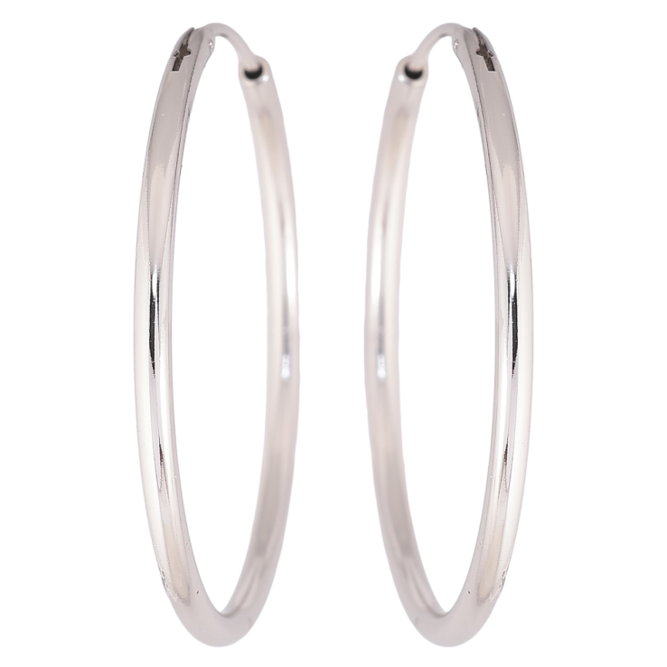 Сережки Xuping Родій кільця (конго) «Класика» ø 3.5см фото №16 Сережки Xuping Родій кільця (конго) «Класика» ø 3.5см фото №16