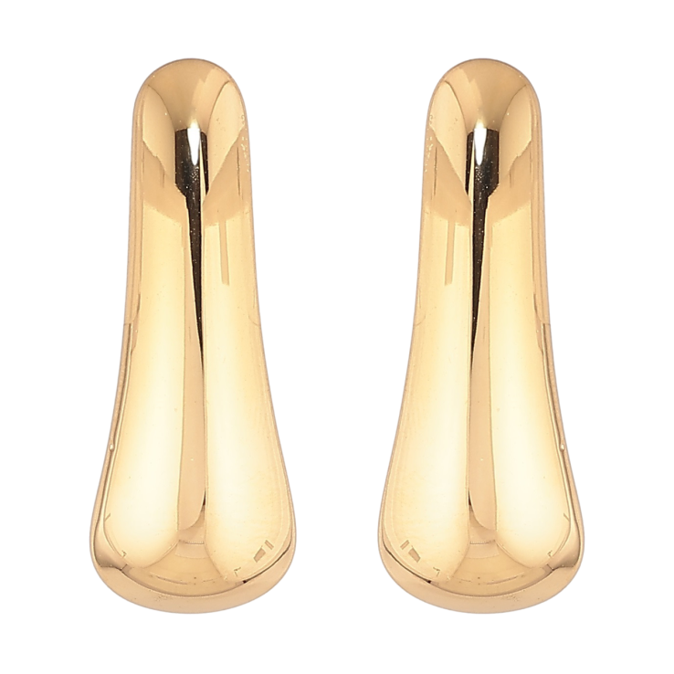 Серьги Xuping TTM Stainless Steel цвет 14К пусеты Декоративные фото №7