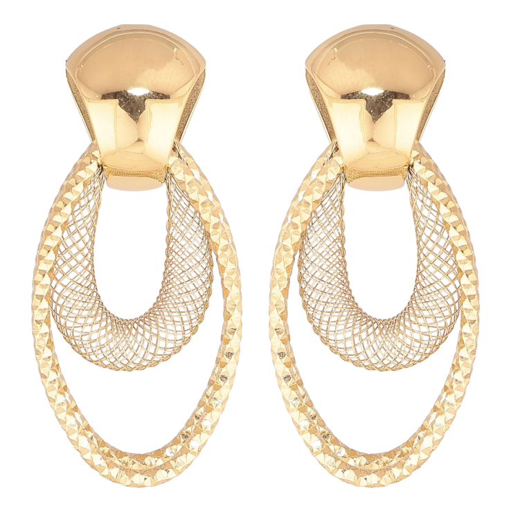 Сережки Xuping TTM Stainless Steel колір 14К пусети «Декоративний візерунок» фото №24 Сережки Xuping TTM Stainless Steel колір 14К пусети «Декоративний візерунок» фото №24