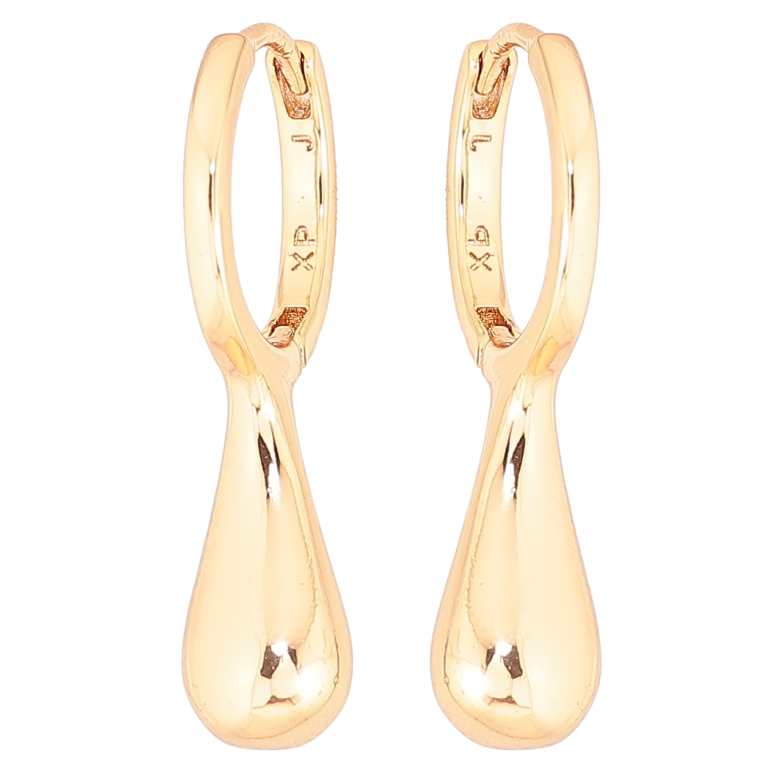 Сережки Xuping Позолота 18K колечка «Крапельки» фото №1 Сережки Xuping Позолота 18K колечка «Крапельки» фото №1