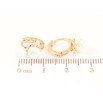 Сережки Xuping Позолота 18K колечка «Перлини» фото №2 Сережки Xuping Позолота 18K колечка «Перлини» фото №2