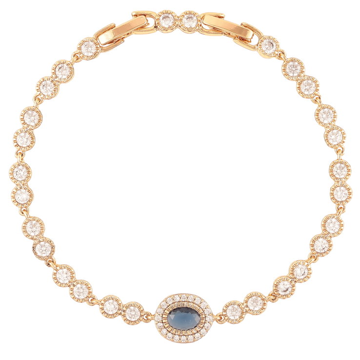 Браслет Xuping Позолота 18K Инкрустация кристаллами длина с доп.замком 17.5,19.5см х 4-9мм фото №7 Браслет Xuping Позолота 18K Инкрустация кристаллами длина с доп.замком 17.5,19.5см х 4-9мм фото №7