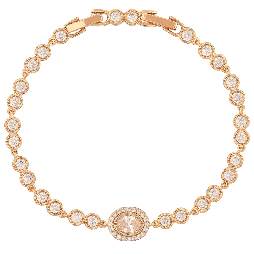 Браслет Xuping Позолота 18K Инкрустация кристаллами длина с доп.замком 17.5,19.5см х 4-9мм фото №1 Браслет Xuping Позолота 18K Инкрустация кристаллами длина с доп.замком 17.5,19.5см х 4-9мм фото №1