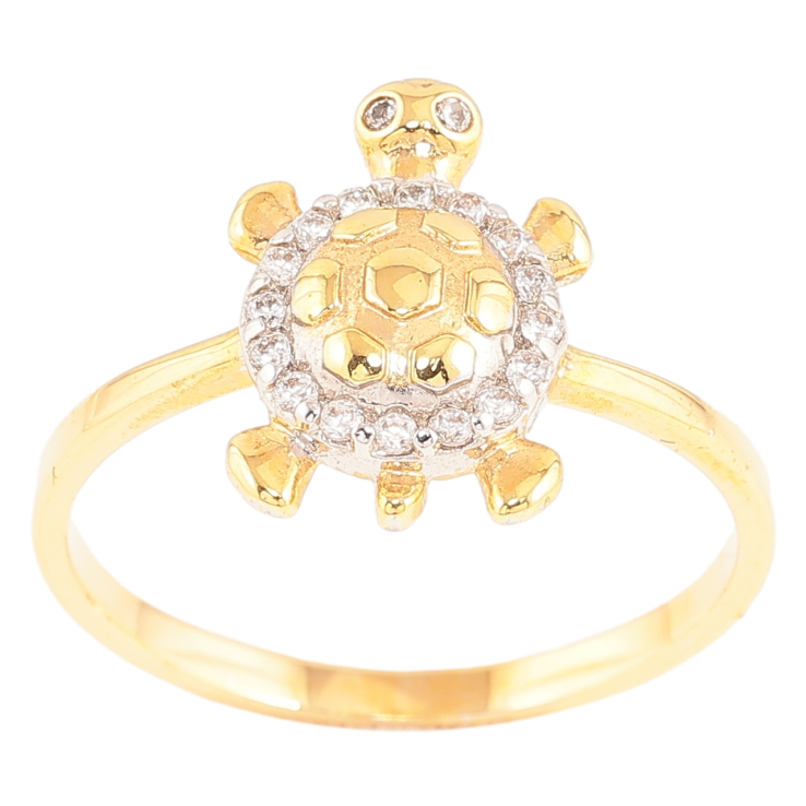 Кольцо Xuping Позолота + Родий Черепаха фото №10 Кольцо Xuping Позолота + Родий Черепаха фото №10