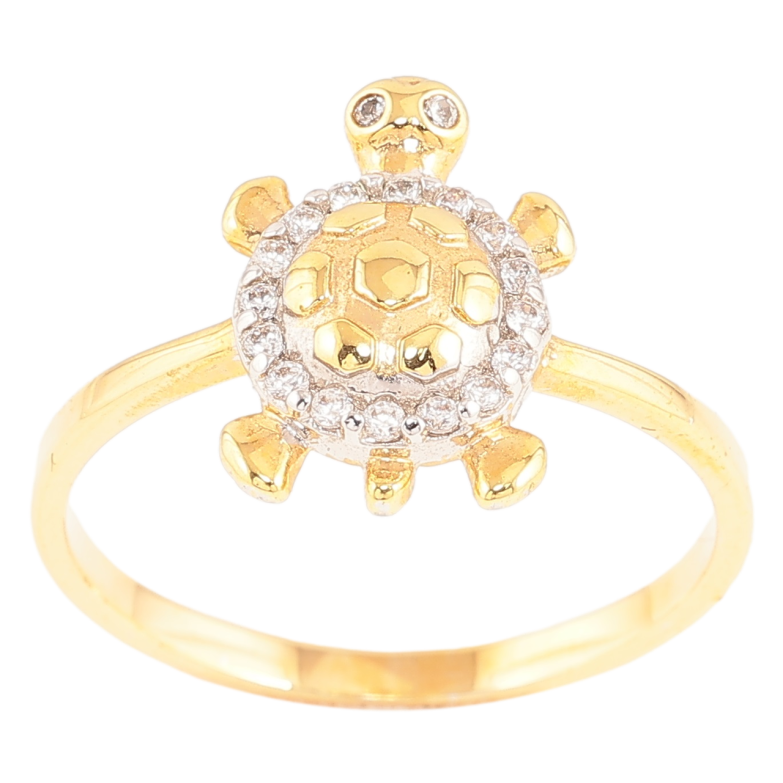 Кольцо Xuping Позолота + Родий Черепаха фото №1 Кольцо Xuping Позолота + Родий Черепаха фото №1