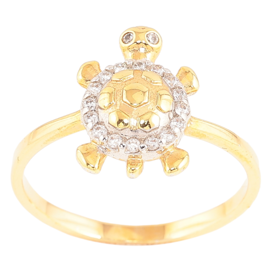 Кольцо Xuping Позолота + Родий Черепаха фото №1 Кольцо Xuping Позолота + Родий Черепаха фото №1