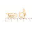 Серьги Xuping Позолота 18K английский замок Декоративный узор с дорожками кристаллов фото №2